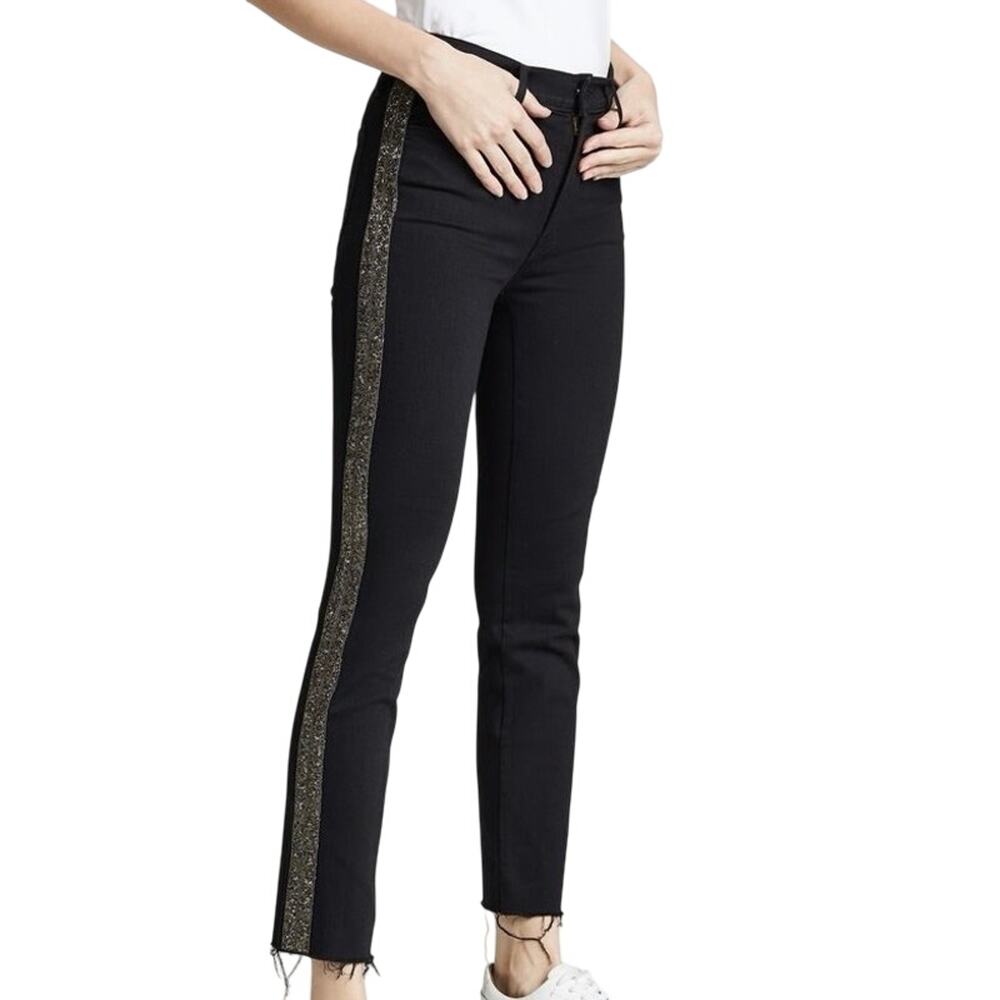 NWOT Mother The Rascal Ankle Fray Jeans in Guilty Treasures, 27